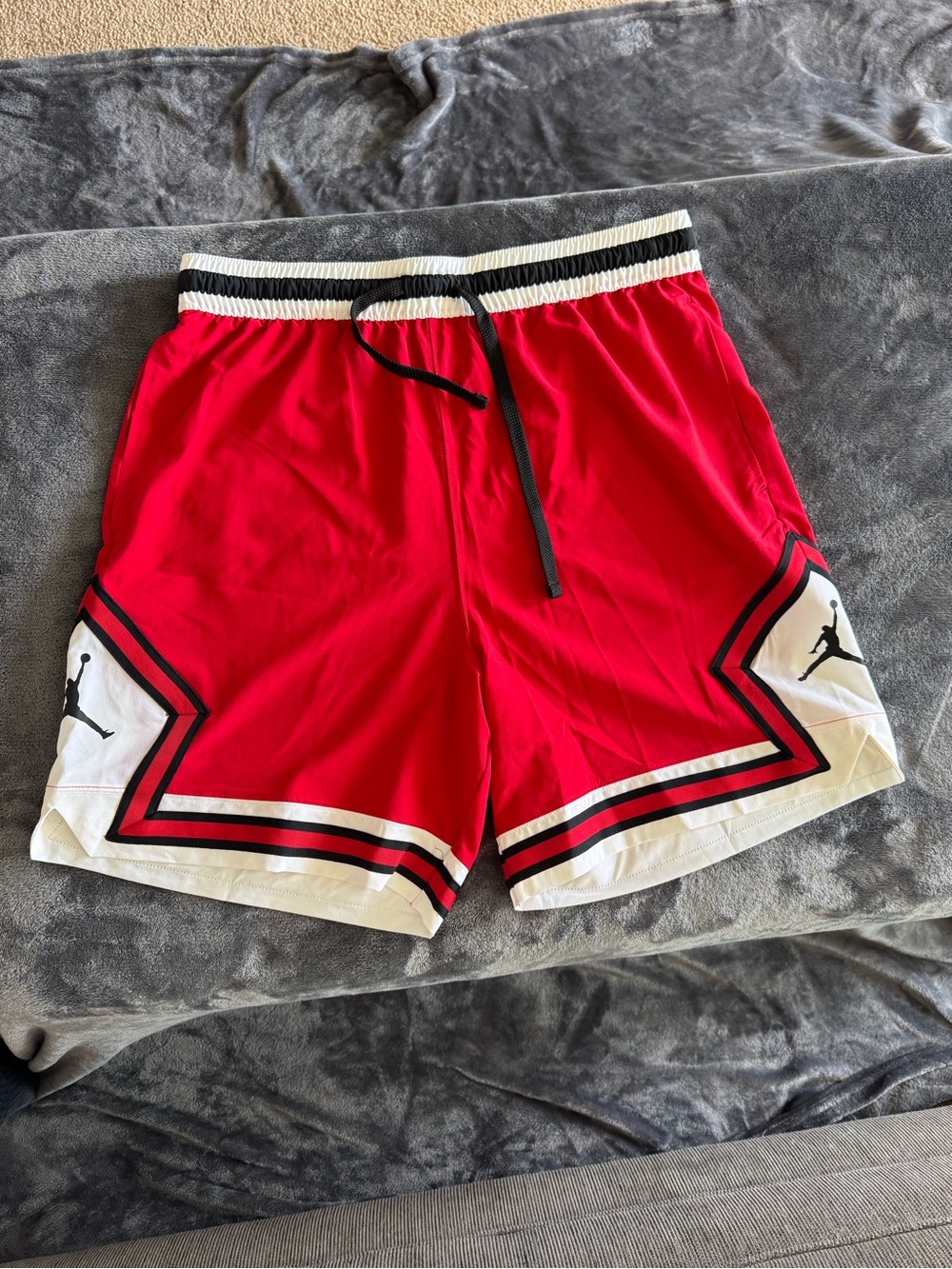 Jordan brand Chicago Bulls Large Basketball Shorts with Contrast Trim